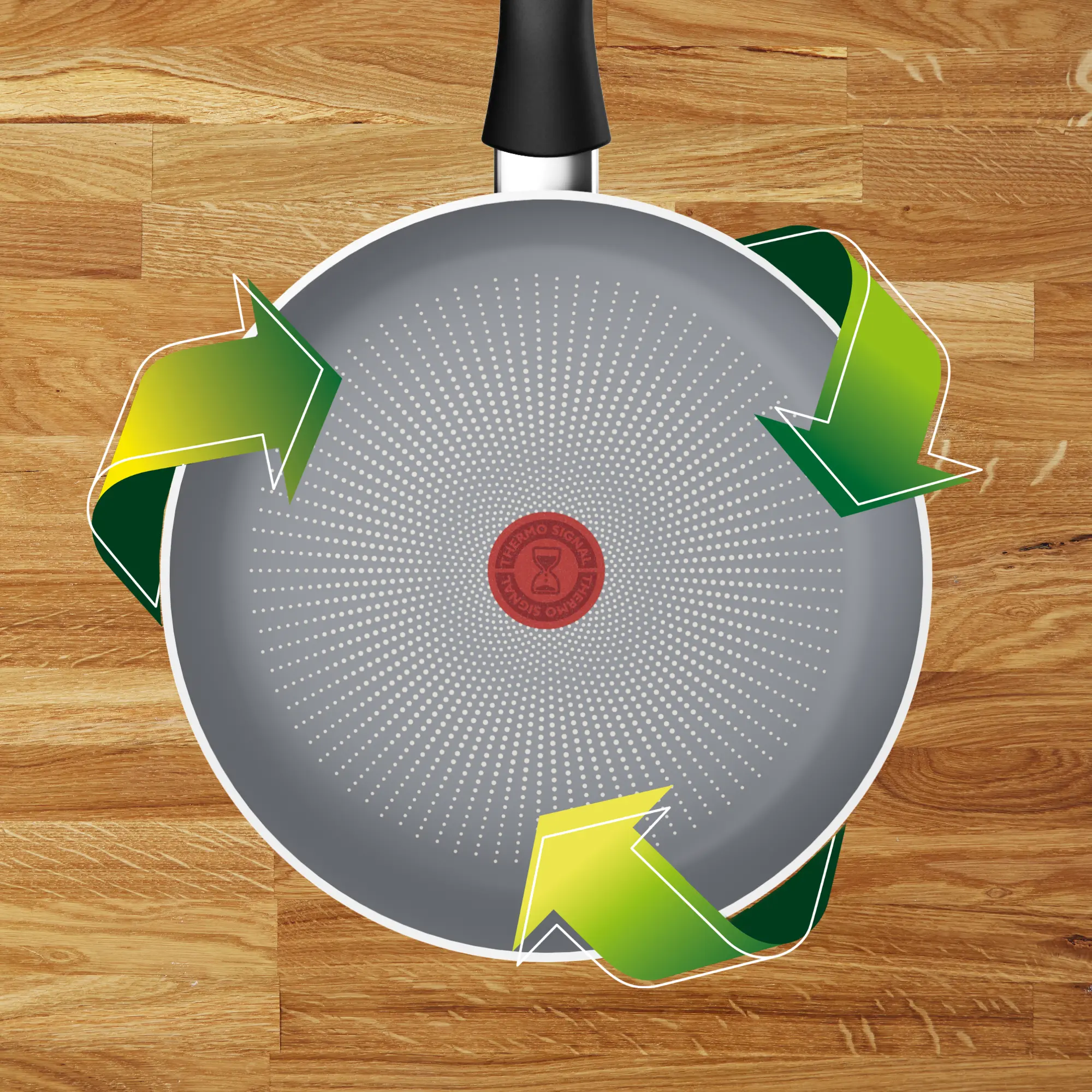 Patelnia Tefal Halo C3123253 Indukcja Titanium 24cm