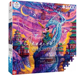 Puzzle Good Loot Roch Urbaniak Sakura i Ryu / Sakura & Ryu Imagination Puzzle 1000 elementów