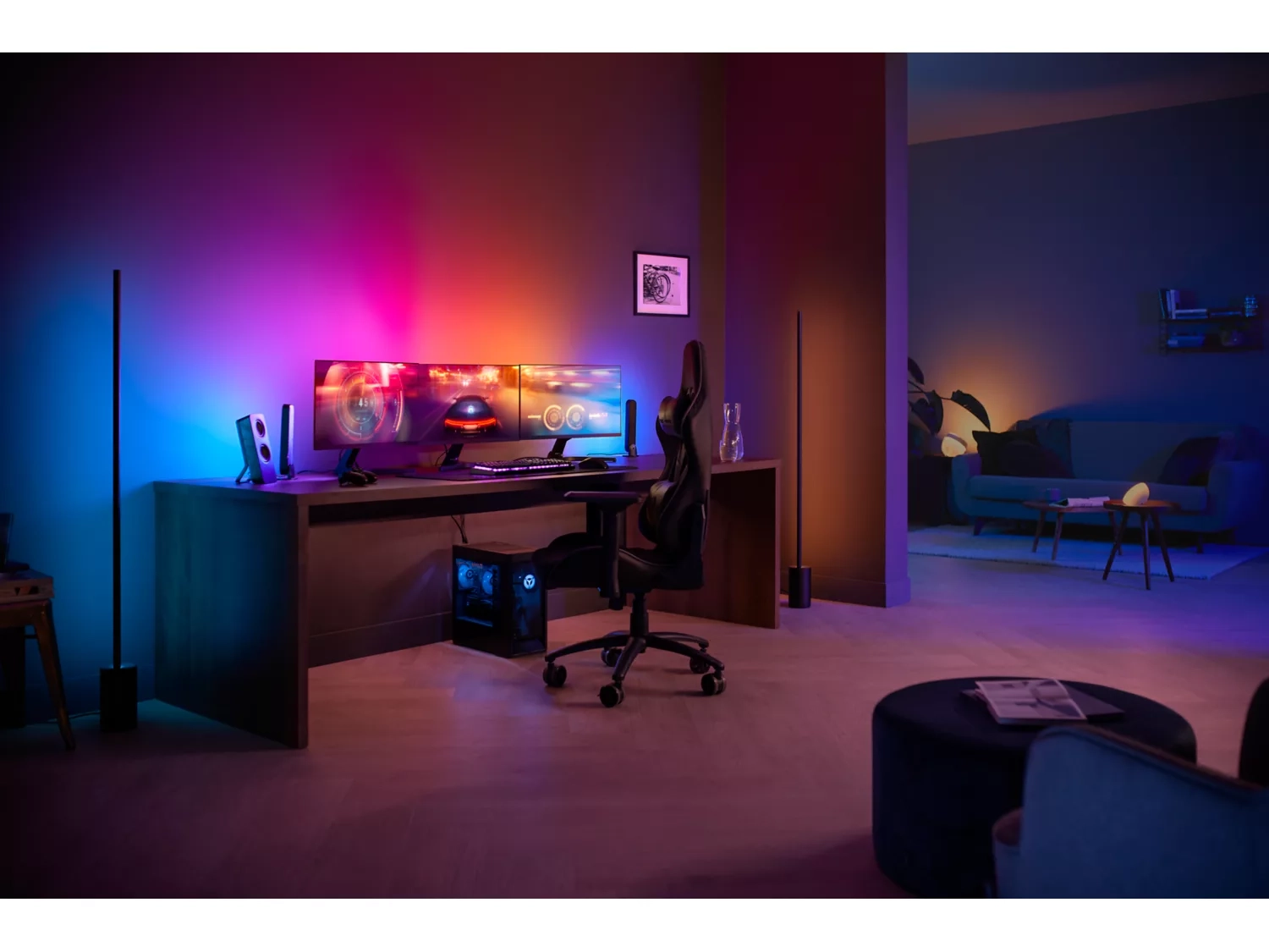 Taśma LED Philips Hue Zestaw startowy Play gradient PC 24 - 27" 3szt.