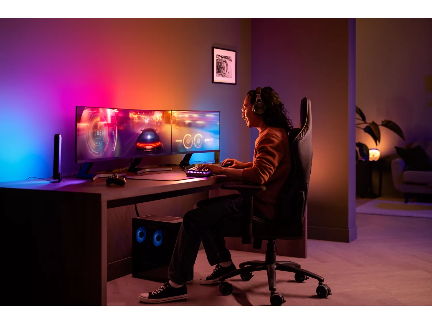 Taśma LED Philips Hue Zestaw startowy Play gradient PC 24 - 27" 3szt.