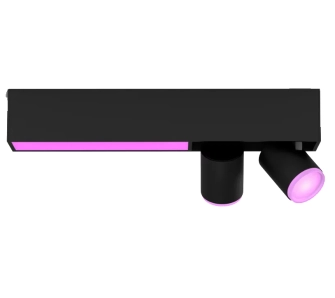 Oświetlenie punktowe Philips Hue White and Color Ambiance Centris 2 Czarny