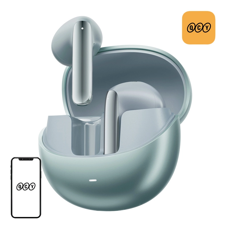 Słuchawki bezprzewodowe QCY AilyBuds Pro+ HT10 Pro, ANC Douszne Bluetooth 5.3 Zielony