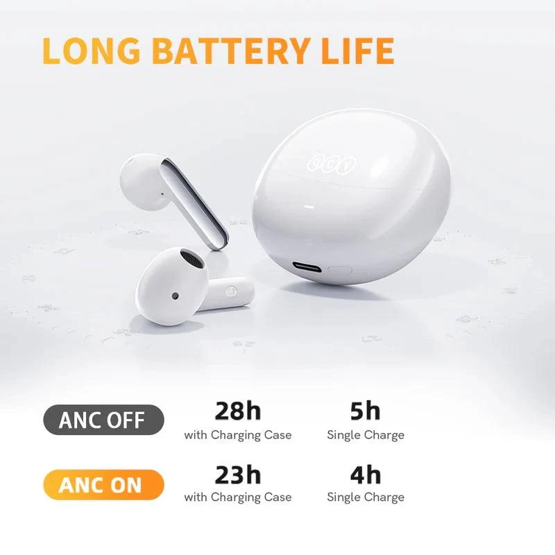 Słuchawki bezprzewodowe QCY AilyBuds Pro+ HT10 Pro, ANC Douszne Bluetooth 5.3 Zielony