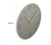 Zegar ścienny Hama Crete MDF 30cm