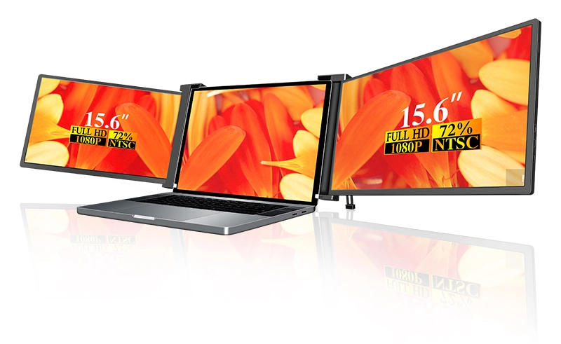 Monitor Extralink Smart Life S9 2-Screen 15,6" Full HD IPS 60Hz do laptopa 15,6" do 17,3"