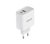 Ładowarka sieciowa Savio LA-10 30W + kabel USB-C Biały
