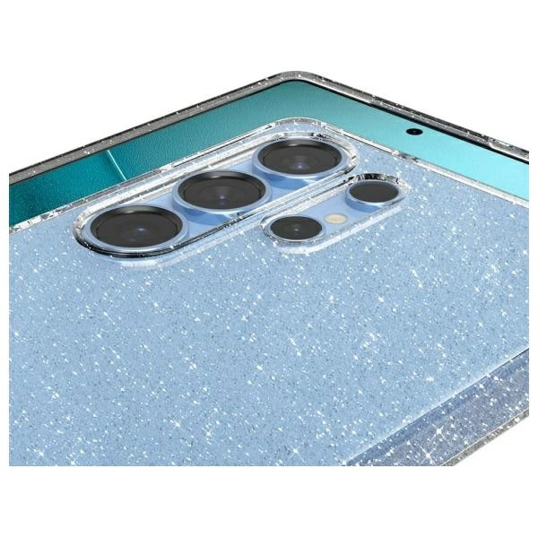 Etui Spigen Liquid Crystal Glitter do Galaxy S25 Ultra Przezroczysty