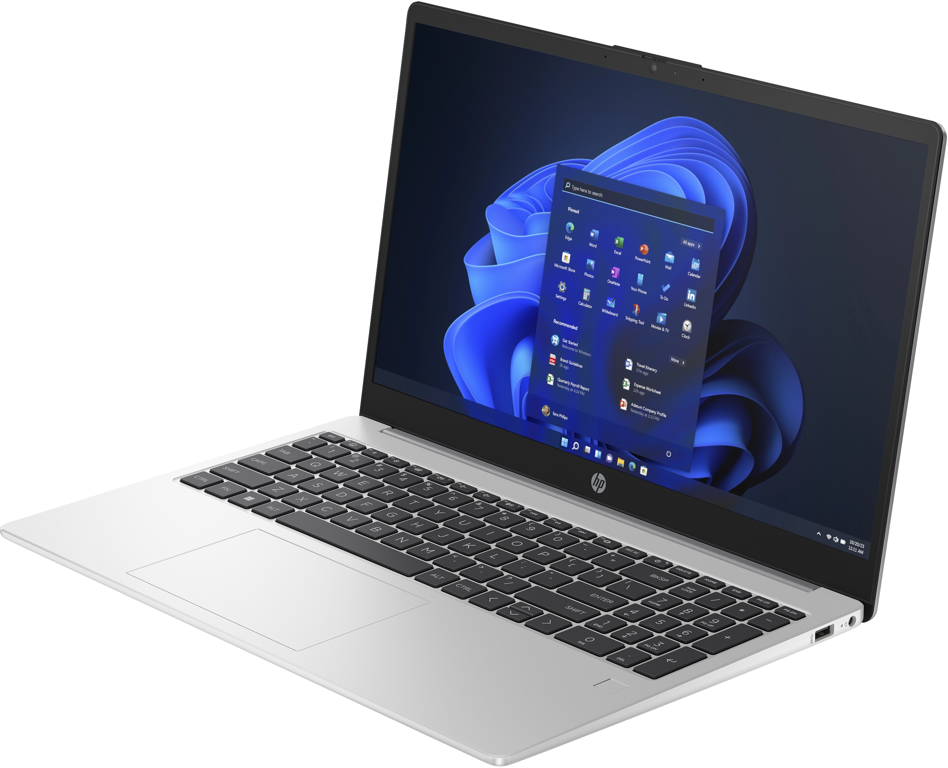 Laptop biznesowy HP 255 G10 15,6" R7 7730U 16GB RAM 512GB Dysk SSD Win11 Pro Srebrny