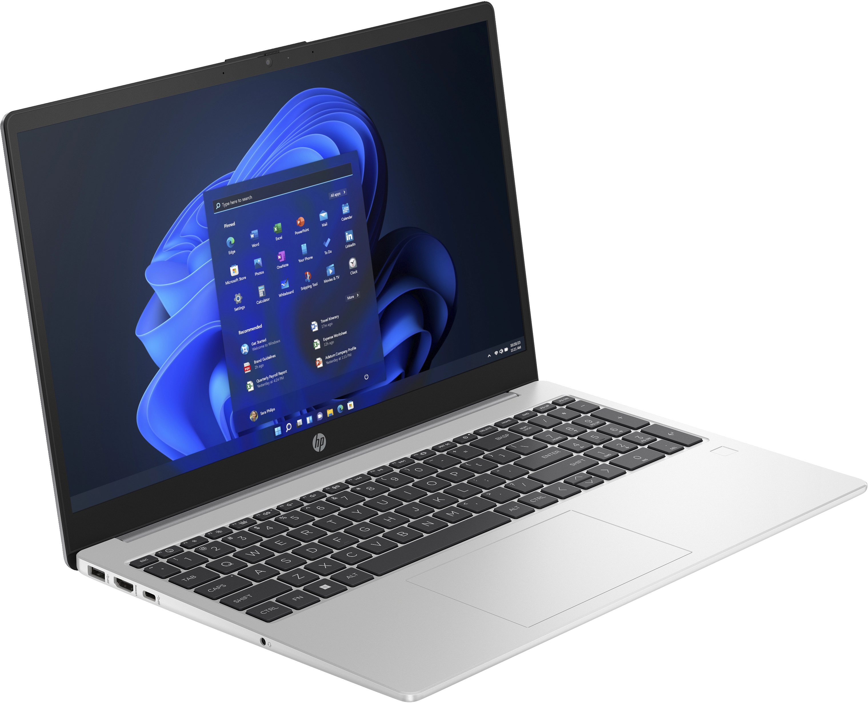 Laptop biznesowy HP 255 G10 15,6" R7 7730U 16GB RAM 512GB Dysk SSD Win11 Pro Srebrny