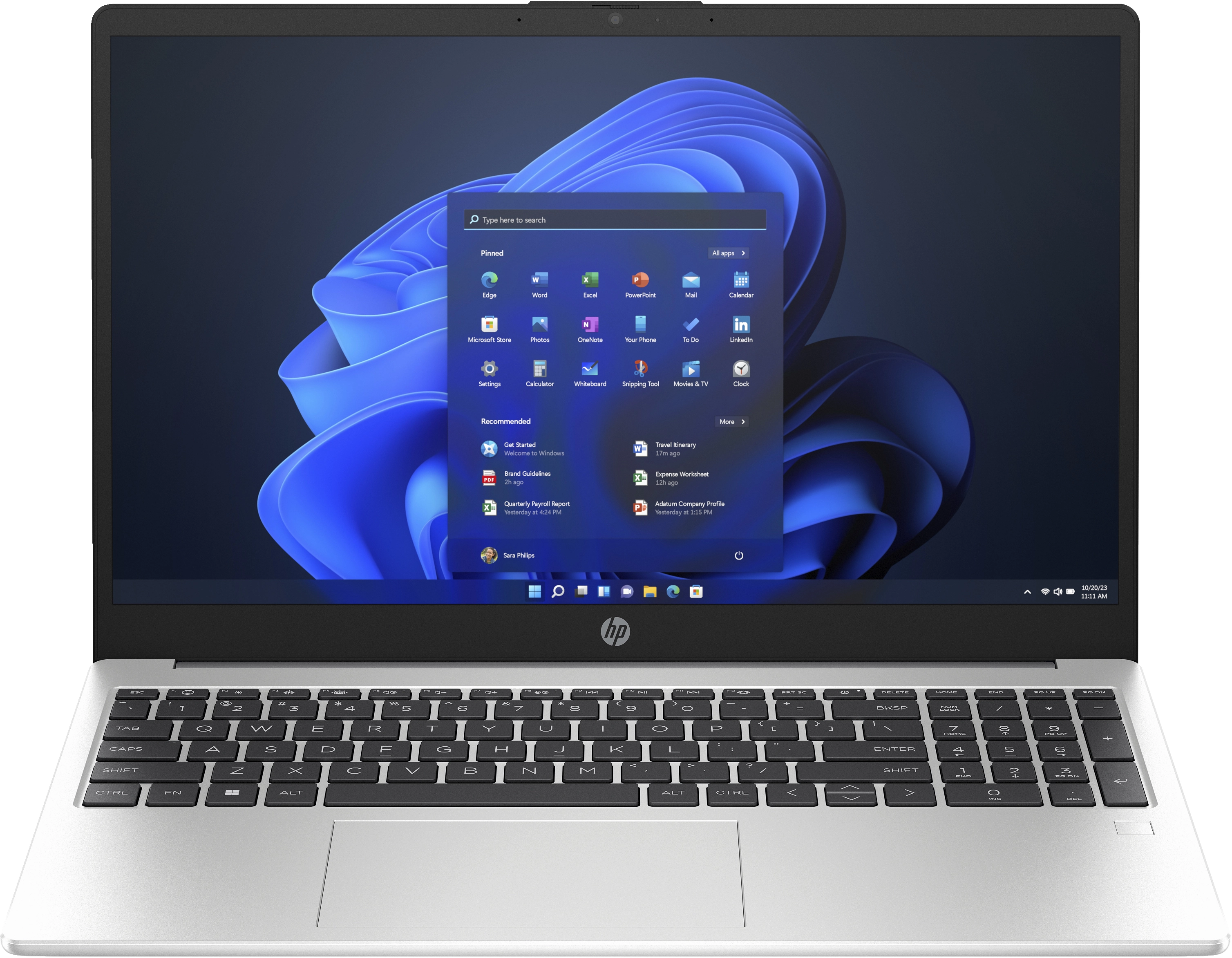 Laptop biznesowy HP 255 G10 15,6" R7 7730U 16GB RAM 512GB Dysk SSD Win11 Pro Srebrny