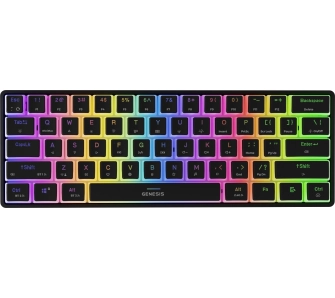 Klawiatura mechaniczna Genesis Thor 660 G2 Gateron Red Czarny