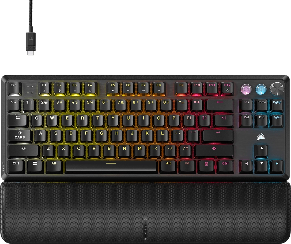 Klawiatura magnetyczno-mechaniczna Corsair K70 Pro TKL Czarny