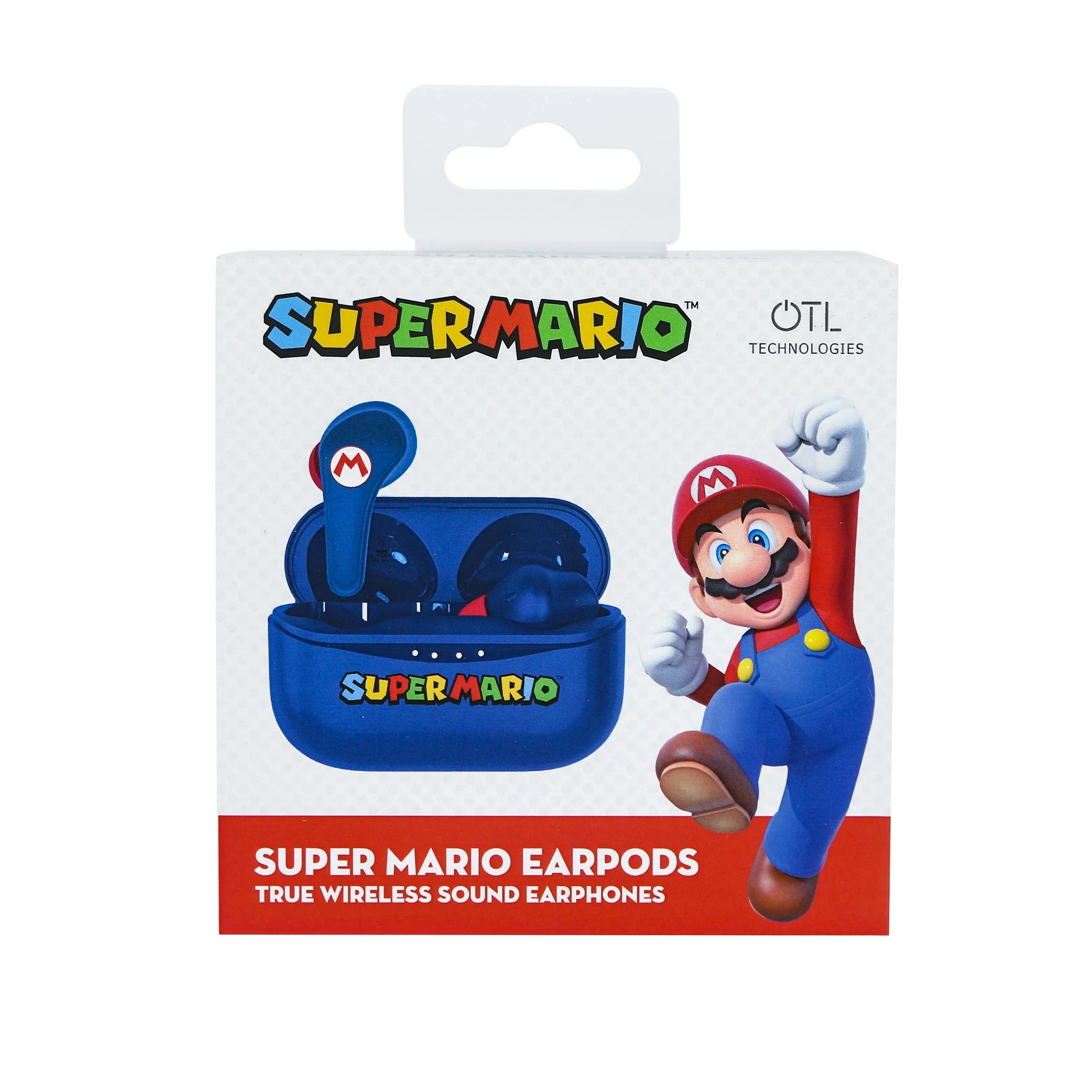 Słuchawki bezprzewodowe OTL Technologies Super Mario TWS Earphones Dla Dzieci Dokanałowe Bluetooth 5.3 Niebieski