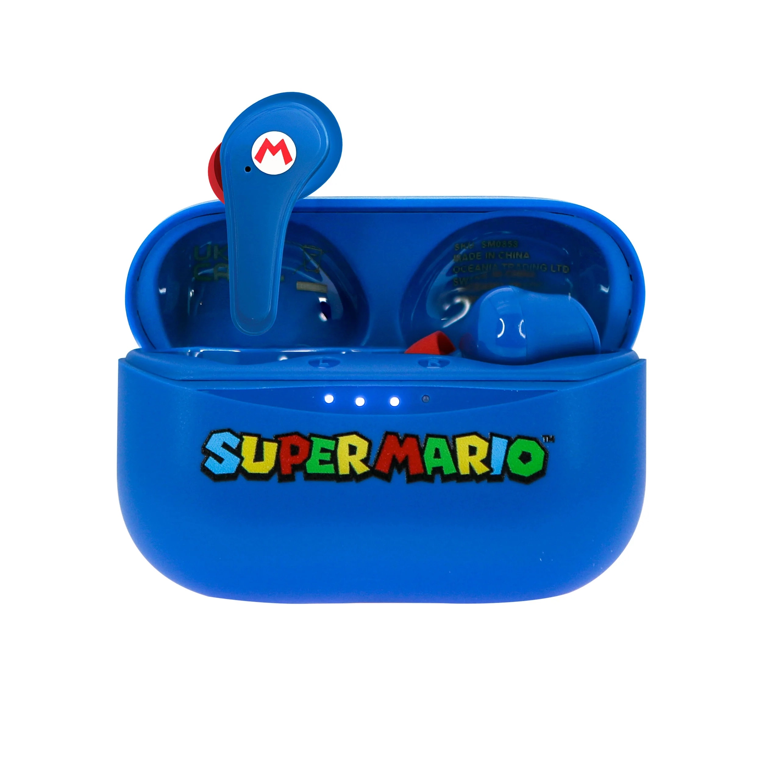 Słuchawki bezprzewodowe OTL Technologies Super Mario TWS Earphones Dla Dzieci Dokanałowe Bluetooth 5.3 Niebieski