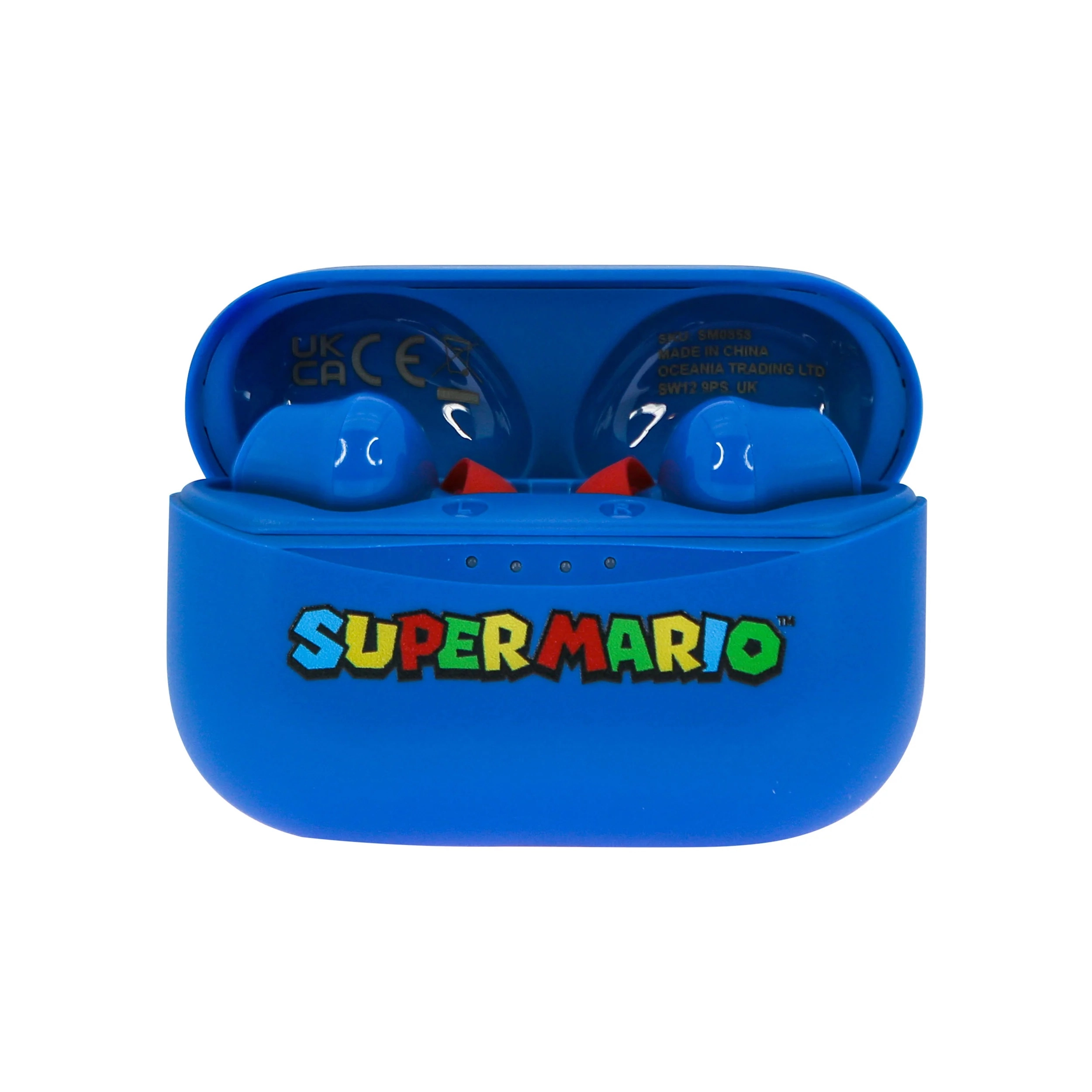 Słuchawki bezprzewodowe OTL Technologies Super Mario TWS Earphones Dla Dzieci Dokanałowe Bluetooth 5.3 Niebieski