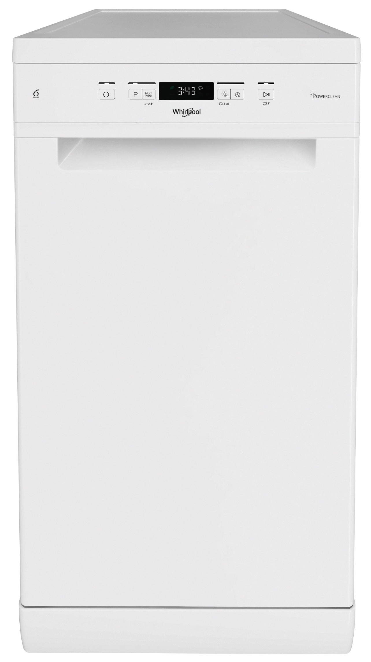 Zmywarka Whirlpool WH6FC11BS7A0W 45cm Automatyczne otwieranie drzwi Szuflada na sztućce