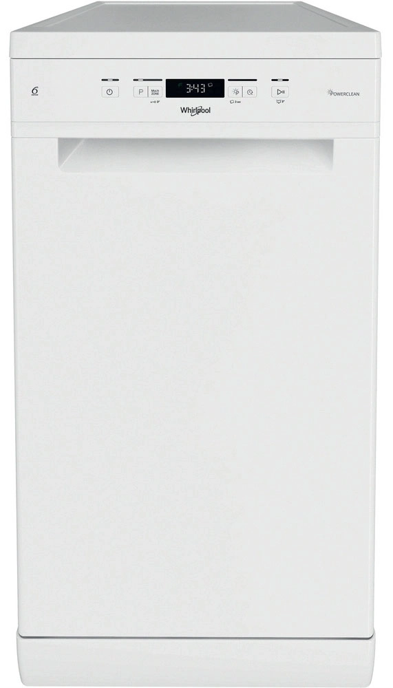 Whirlpool WH6FC11BS7A0W 45cm Automatyczne otwieranie drzwi Szuflada na sztućce
