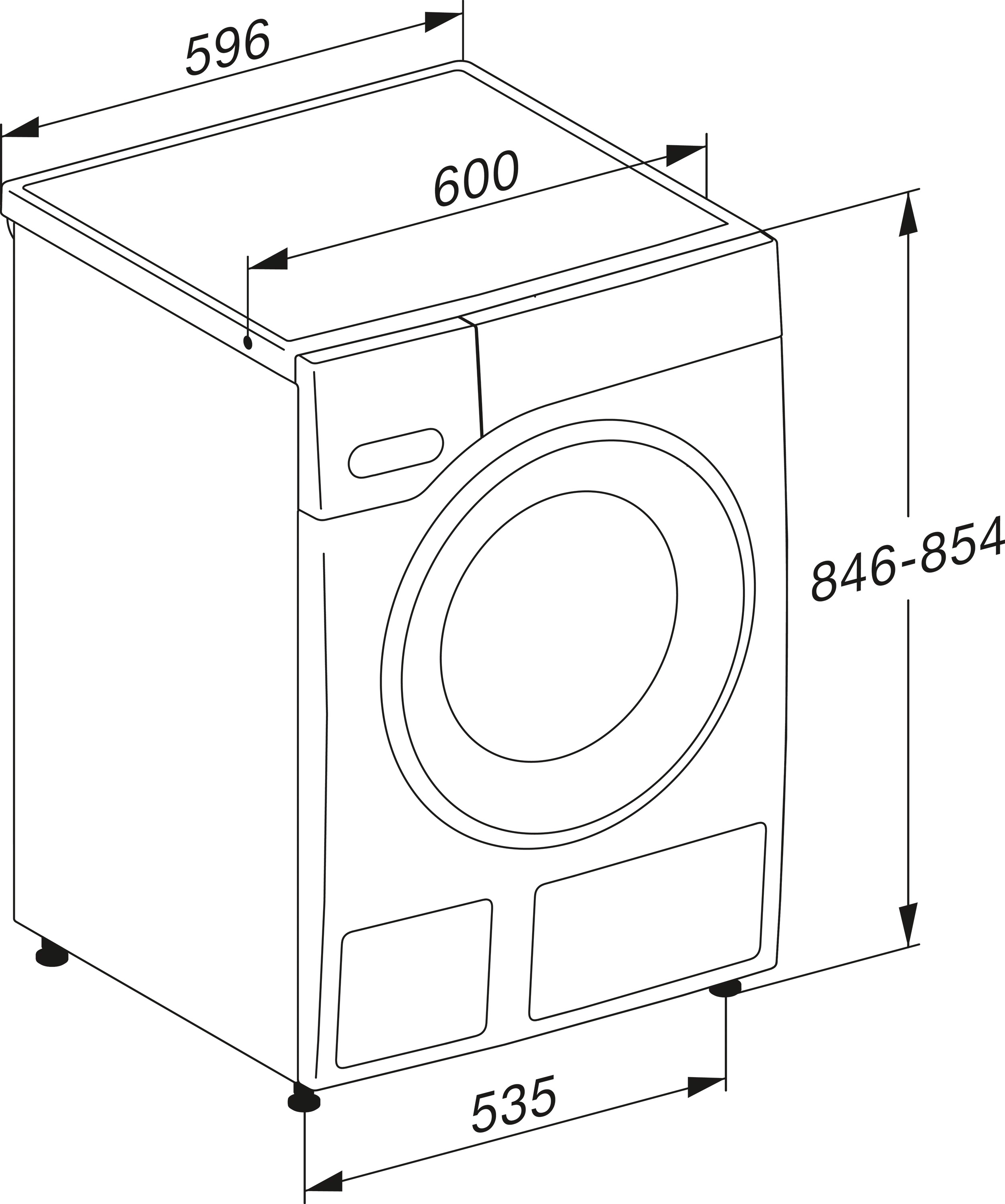 Pralka Miele WWG880 WCS PWash&TDos&Steam 9kg 1400 obr/min Zdalne sterowanie