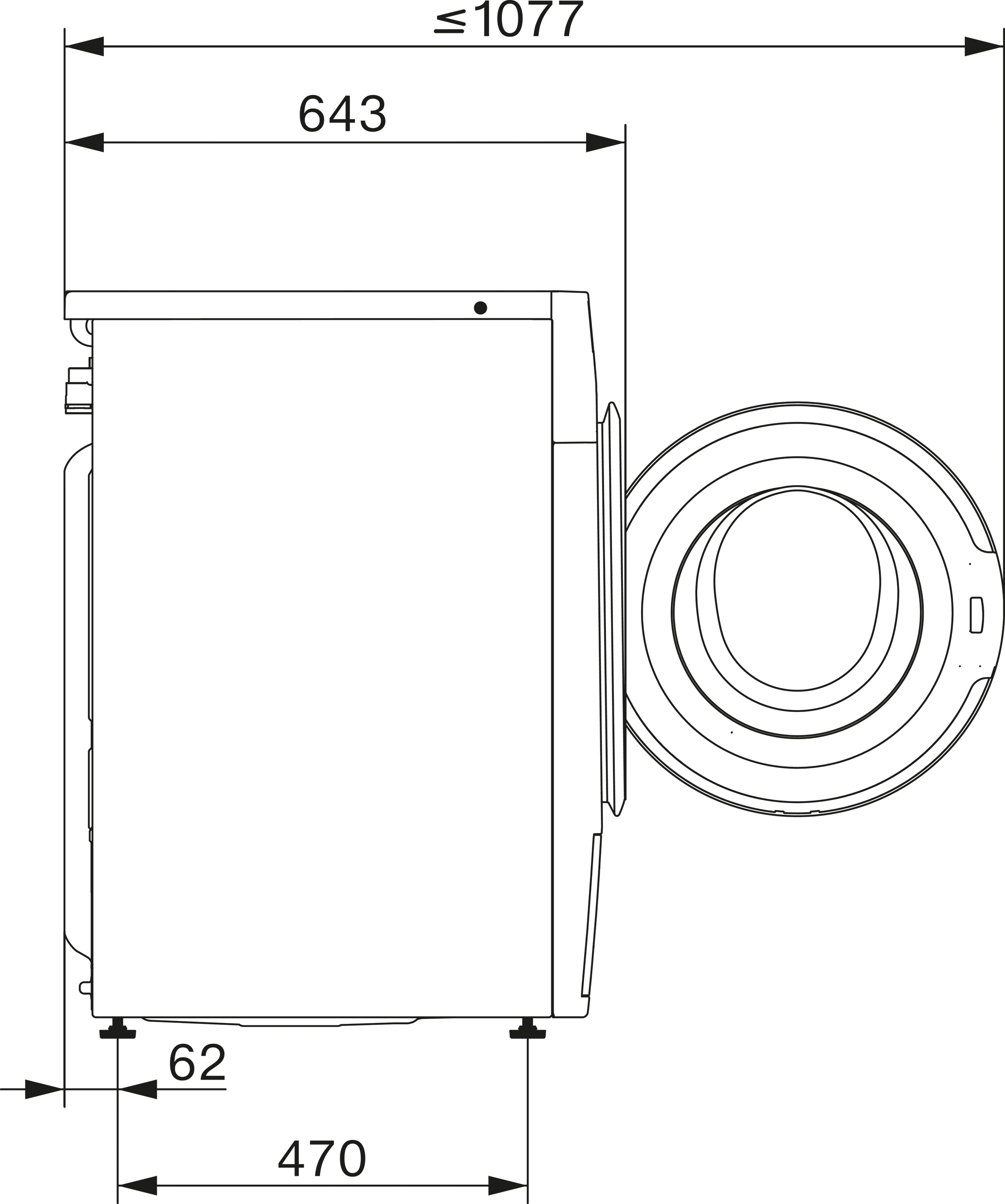 Pralka Miele WWG880 WCS PWash&TDos&Steam 9kg 1400 obr/min Zdalne sterowanie