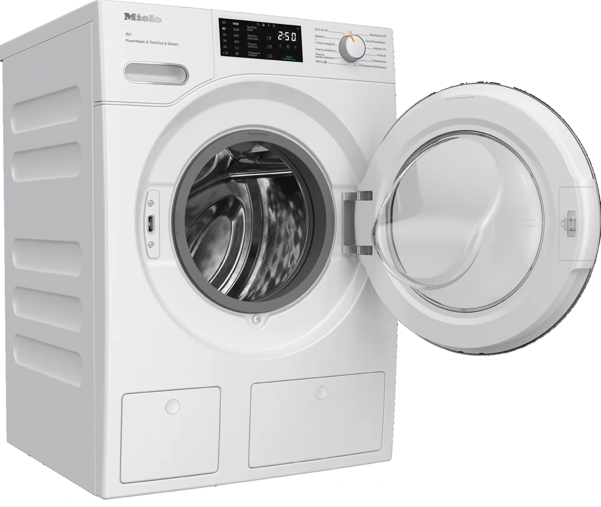 Pralka Miele WWG880 WCS PWash&TDos&Steam 9kg 1400 obr/min Zdalne sterowanie