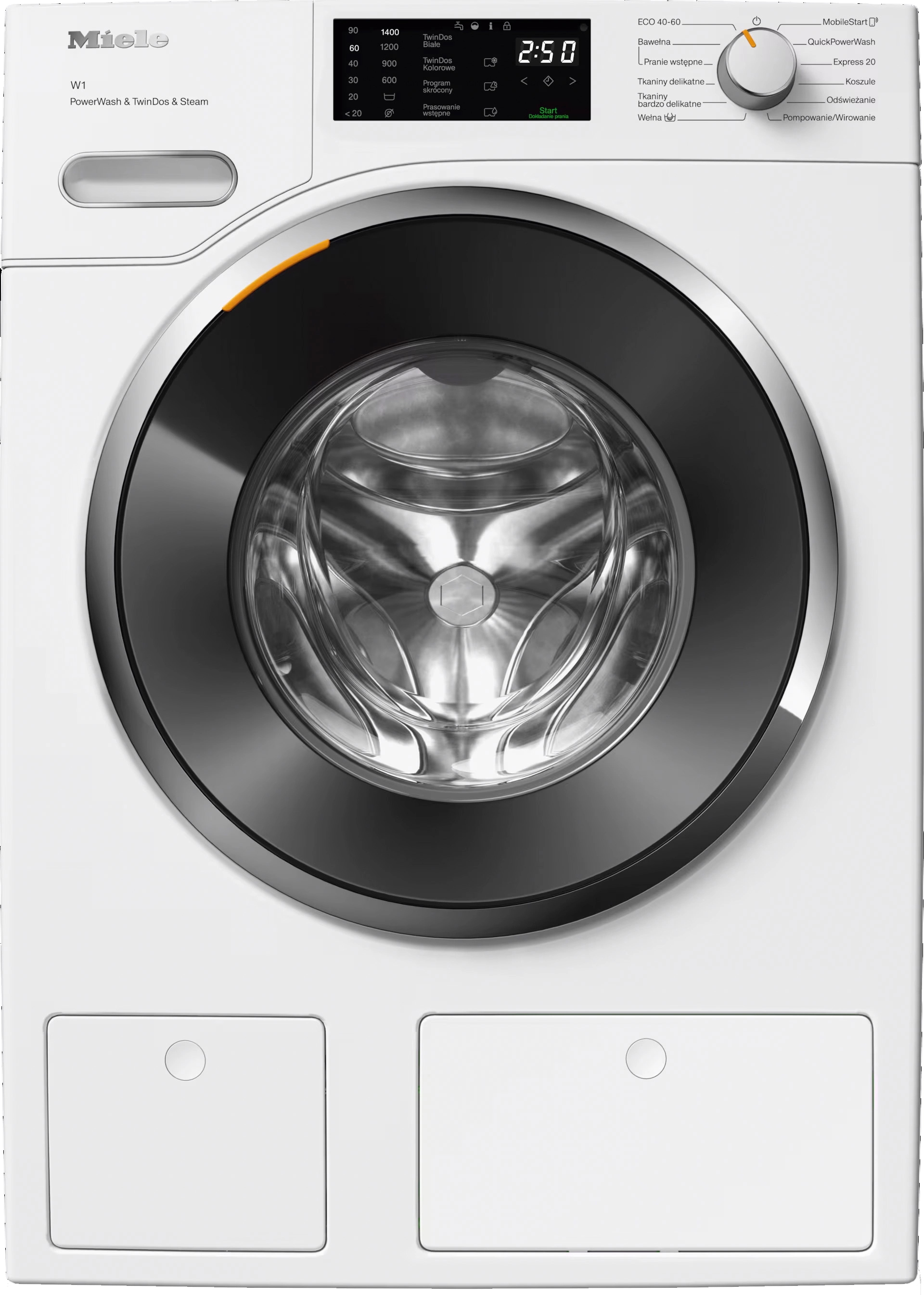 Pralka Miele WWG880 WCS PWash&TDos&Steam 9kg 1400 obr/min Zdalne sterowanie