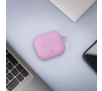 Etui na słuchawki Bizon Silikonowe z karabińczykiem do Samsung Galaxy Buds 3/3 Pro Fioletowy