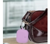 Etui na słuchawki Bizon Silikonowe z karabińczykiem do Samsung Galaxy Buds 3/3 Pro Fioletowy