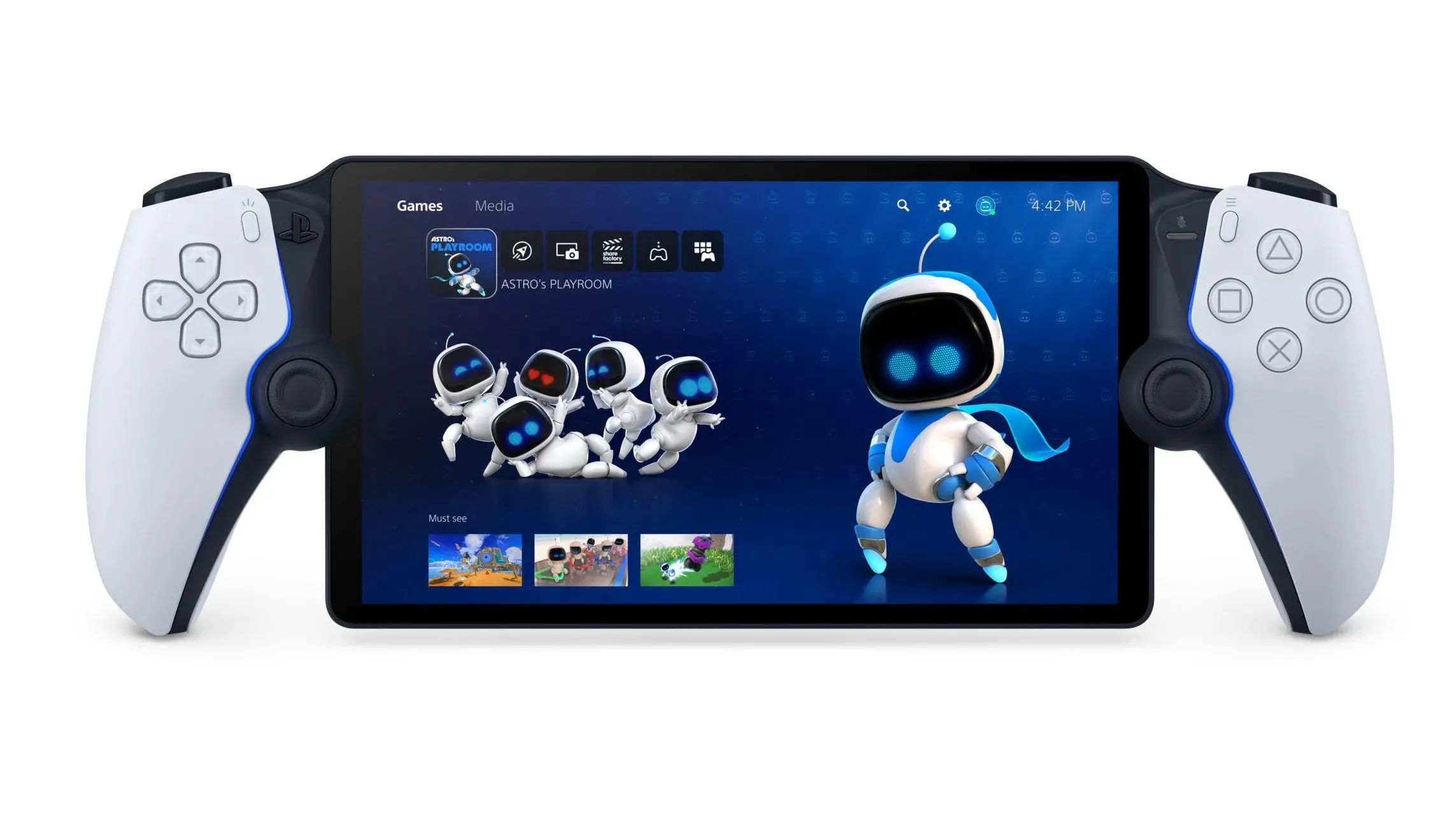 Odtwarzacz do streamingu Sony PlayStation Portal + ładowarka PowerA Lumectra