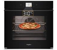 Whirlpool WOI9A8PT2SBA Funkcje AI Pizza 310C Termoobieg AirFry Czarny