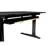 Biurko Genesis Holm Modular 140 140cm Regulacja wysokości Czarny