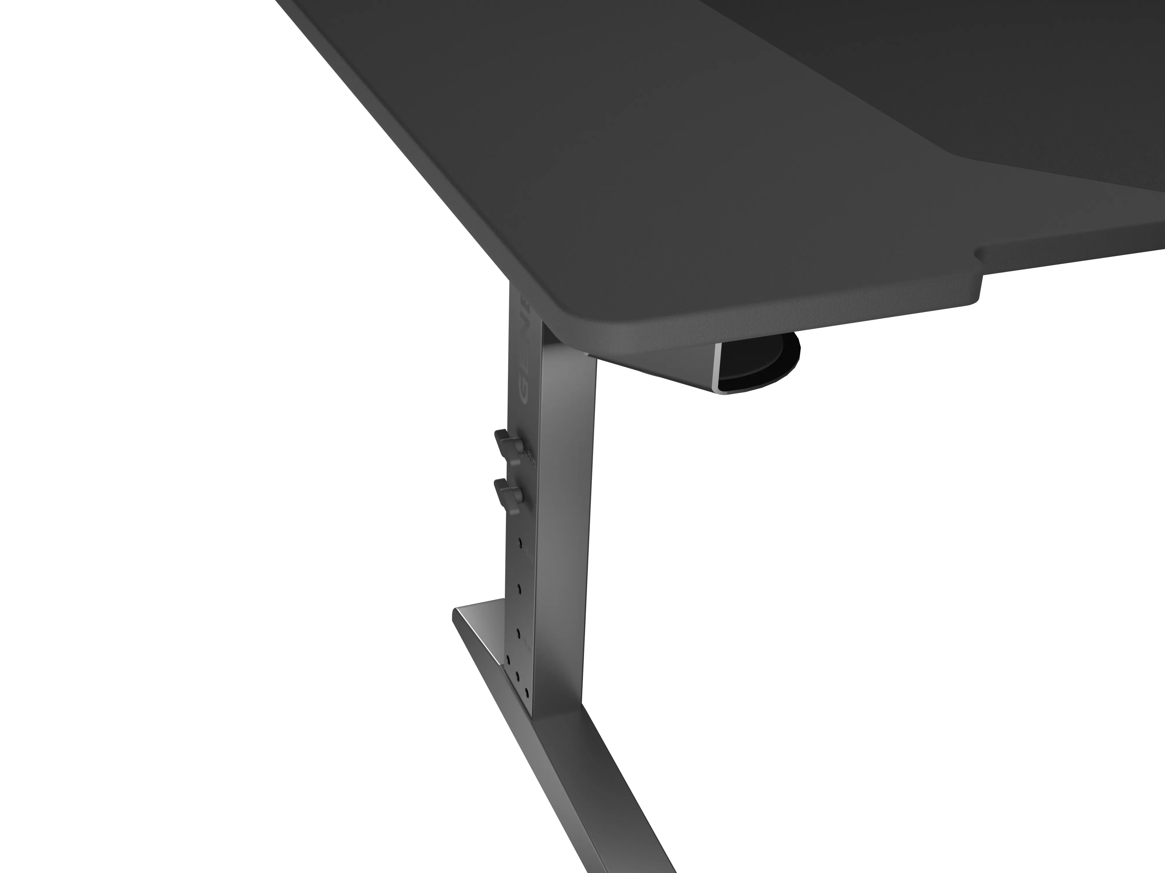 Biurko Genesis Holm Modular 140 140cm Regulacja wysokości Czarny