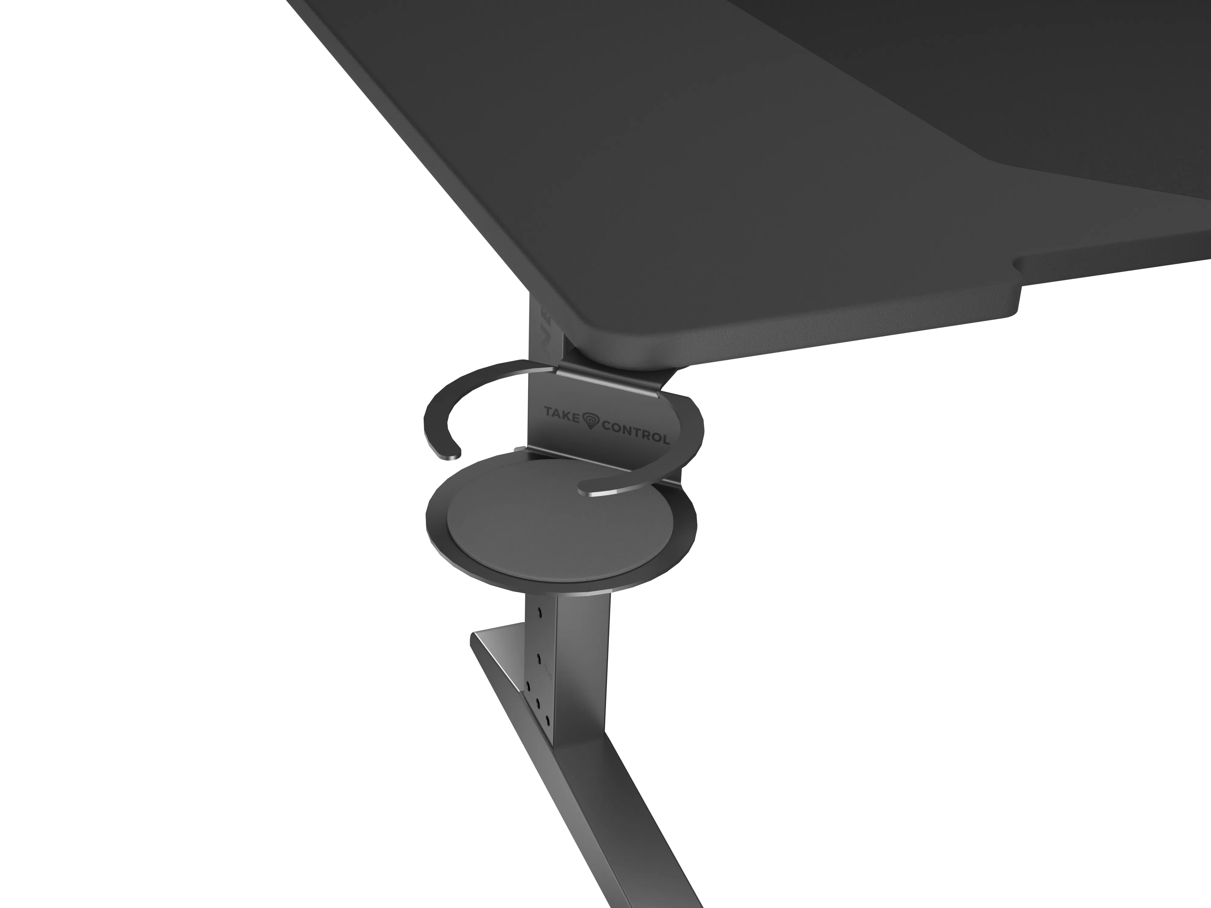 Biurko Genesis Holm Modular 140 140cm Regulacja wysokości Czarny
