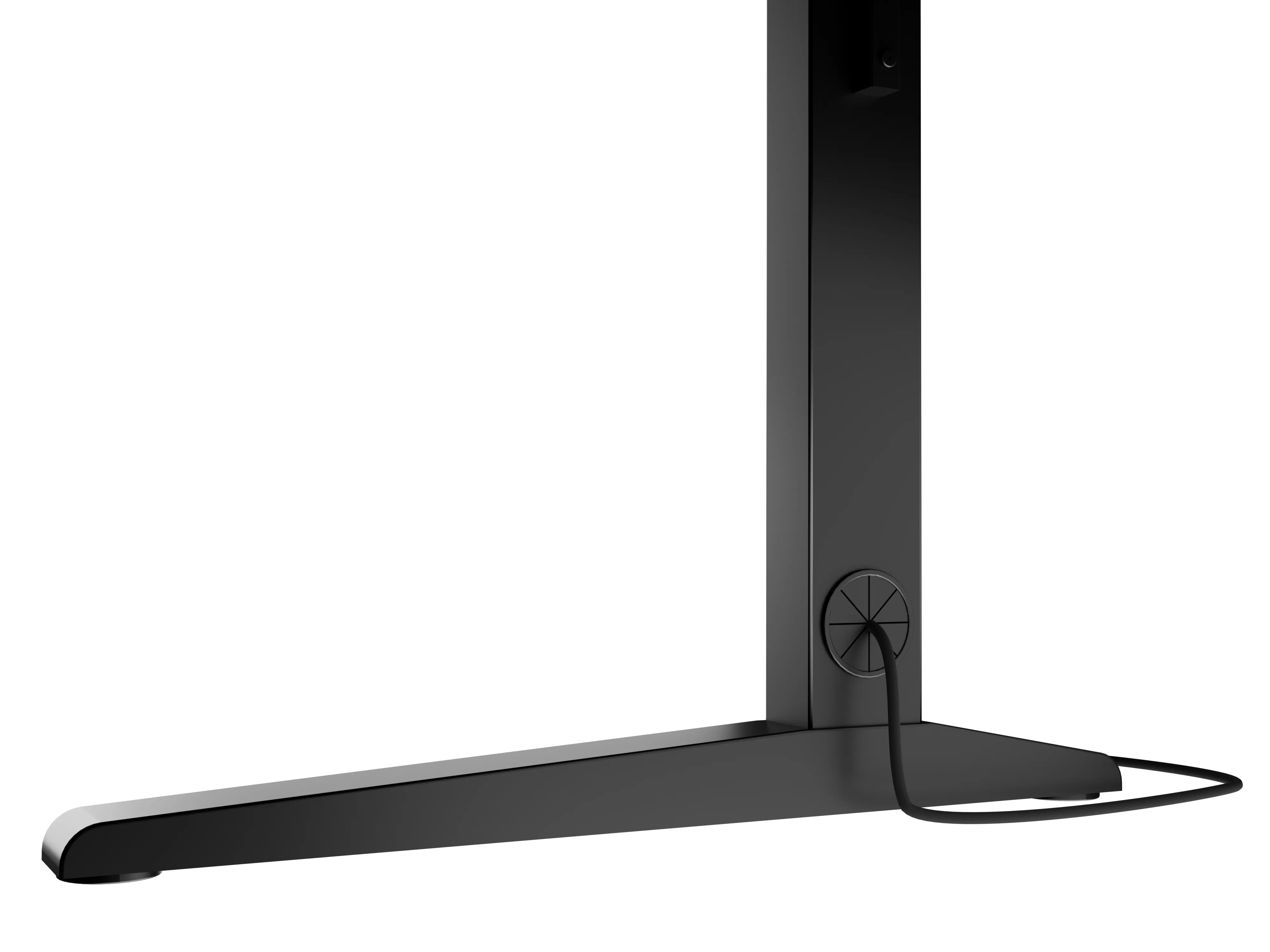 Biurko Genesis Holm Modular 140 140cm Regulacja wysokości Czarny