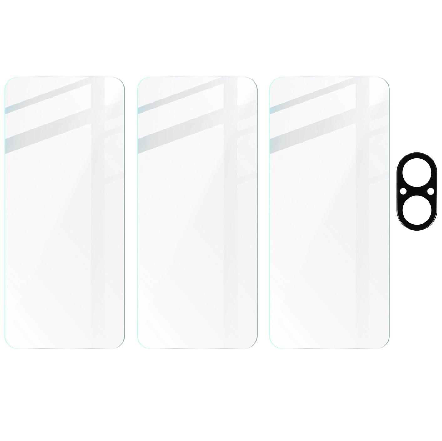 Zestaw ochronny Bizon 3x szkło + szybka na aparat Clear 2 Pack do Realme C67 4G