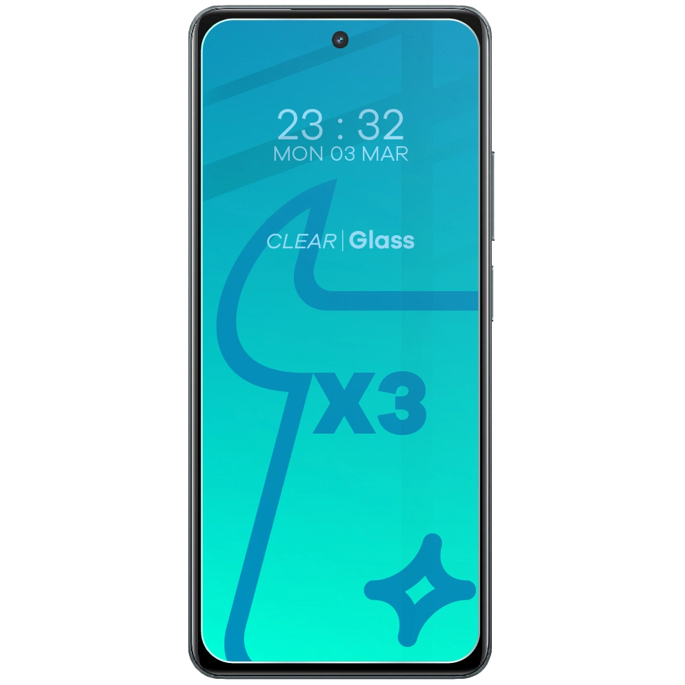 Zestaw ochronny Bizon 3x szkło + szybka na aparat Clear 2 Pack do Realme C67 4G