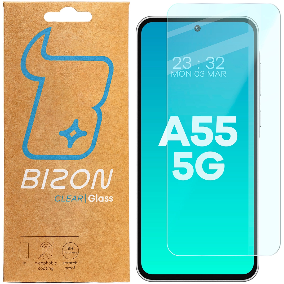 Szkło hartowane Bizon Clear 2 do Galaxy A55 5G