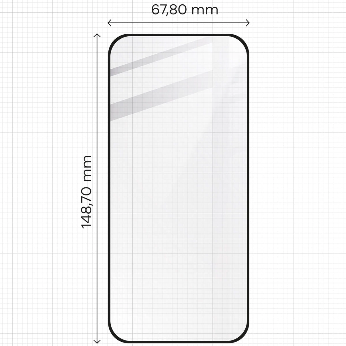 Szkło hartowane Bizon pełne Edge 2 do Google Pixel 9/9 Pro