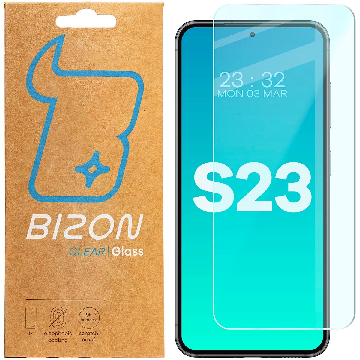 Szkło hartowane Bizon Clear 2 do Galaxy S23
