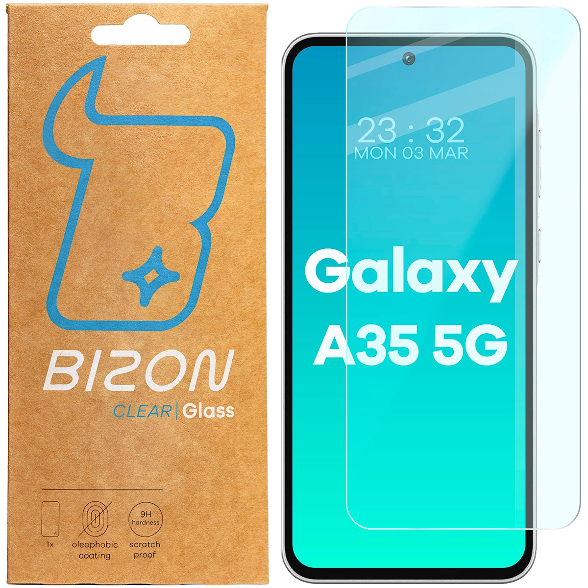 Szkło hartowane Bizon Clear 2 do Galaxy A35 5G