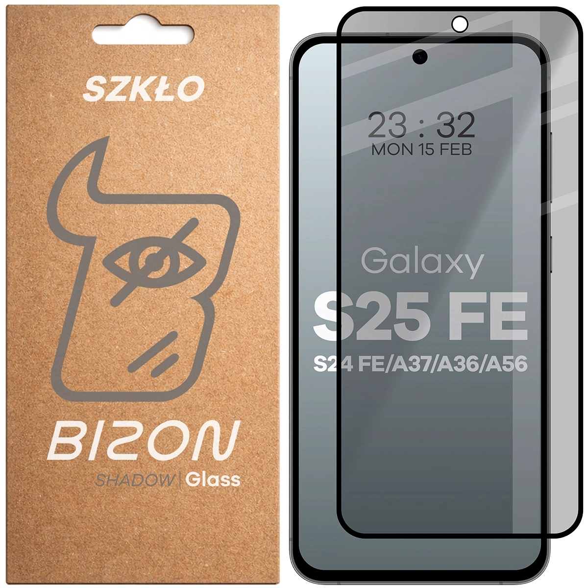 Szkło hartowane Bizon Edge Shadow do Galaxy S24 FE/S25 FE/A36 5G/A56 5G/A37 5G