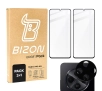 Zestaw ochronny Bizon 2x szkło + szybka na aparat Edge 2 Pack do Xiaomi Redmi 14C 4G