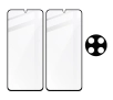 Zestaw ochronny Bizon 2x szkło + szybka na aparat Edge 2 Pack do Xiaomi Redmi 14C 4G