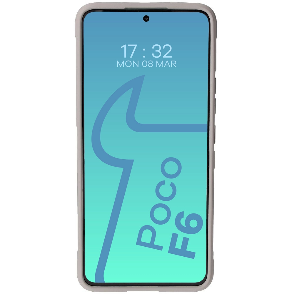 Etui Bizon Tur do Xiaomi Poco F6 Light Grey