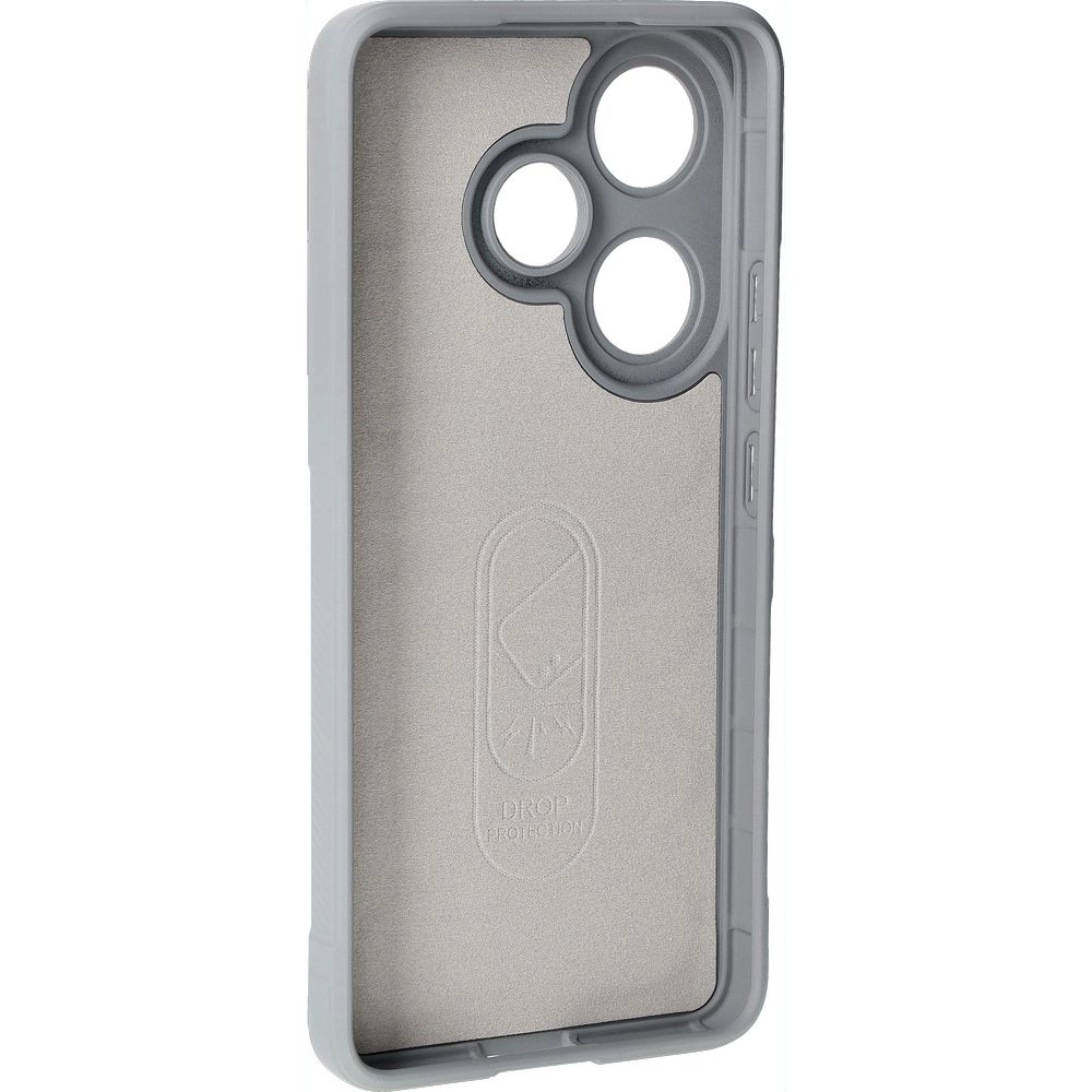 Etui Bizon Tur do Xiaomi Poco F6 Light Grey