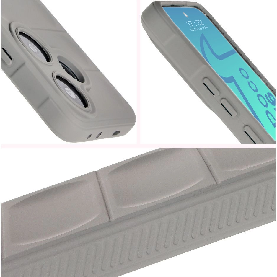 Etui Bizon Tur do Xiaomi Poco F6 Light Grey