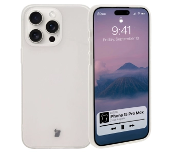 Etui Bizon Angelo do iPhone 15 Pro Max Półprzezroczyste