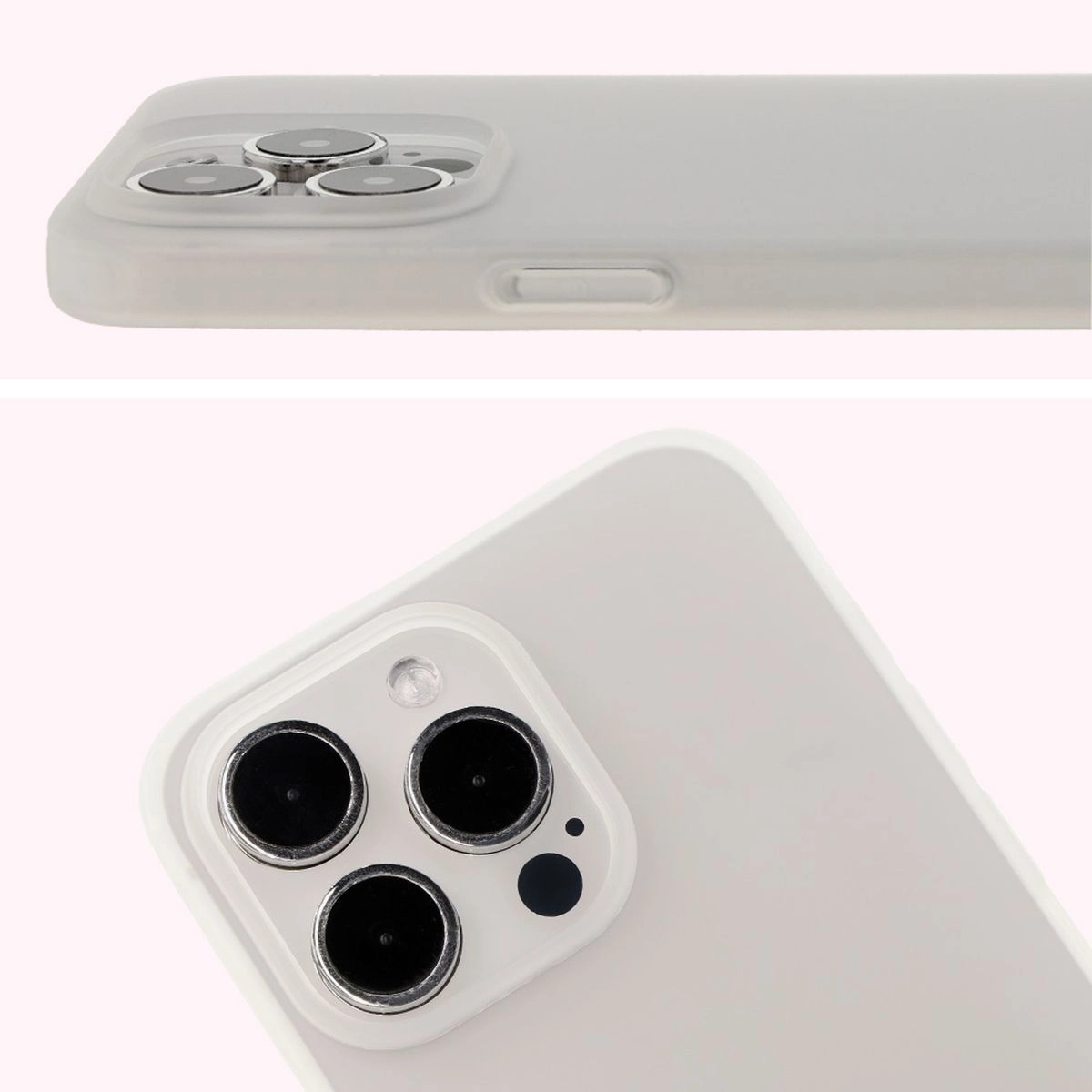 Etui Bizon Angelo do iPhone 15 Pro Max Półprzezroczyste