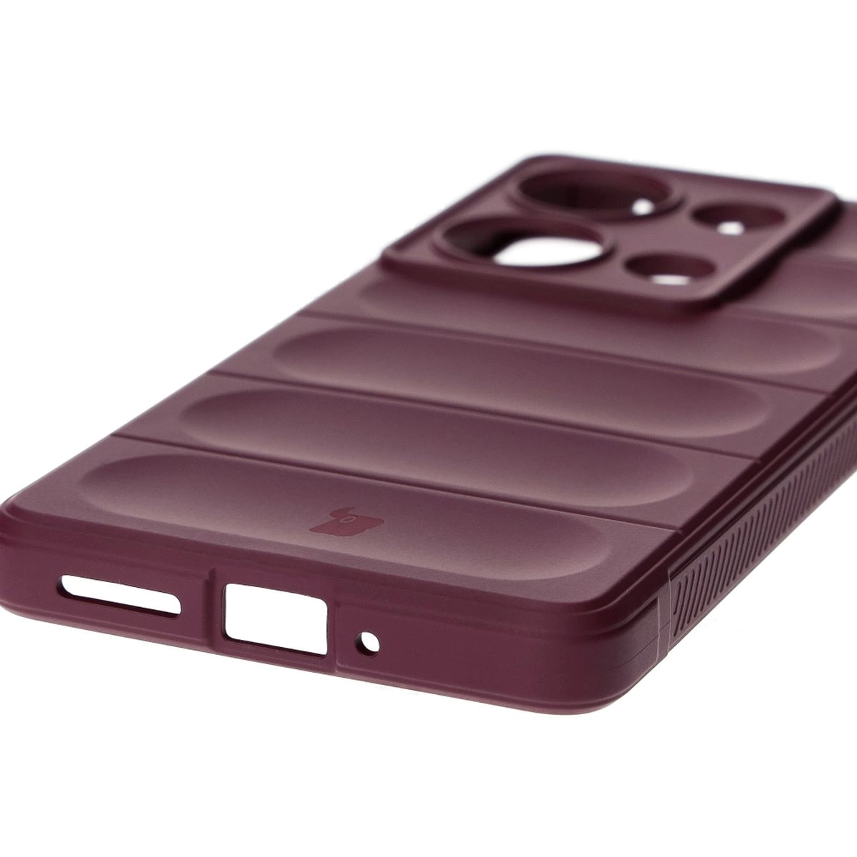 Etui Bizon Tur do Xiaomi Redmi Note 13 Pro 4G/Poco M6 Pro 4G Dark Purple