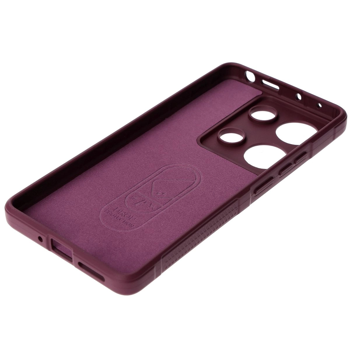 Etui Bizon Tur do Xiaomi Redmi Note 13 Pro 4G/Poco M6 Pro 4G Dark Purple