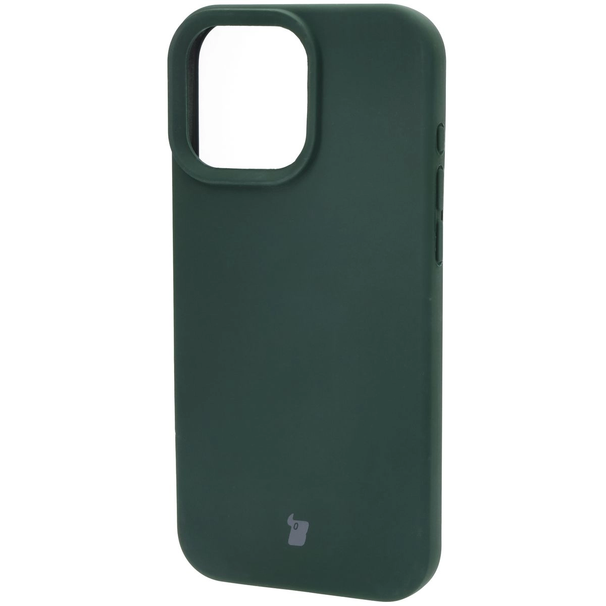 Etui Bizon Silikonowe Soft do iPhone 16 Pro Max Ciemnozielony